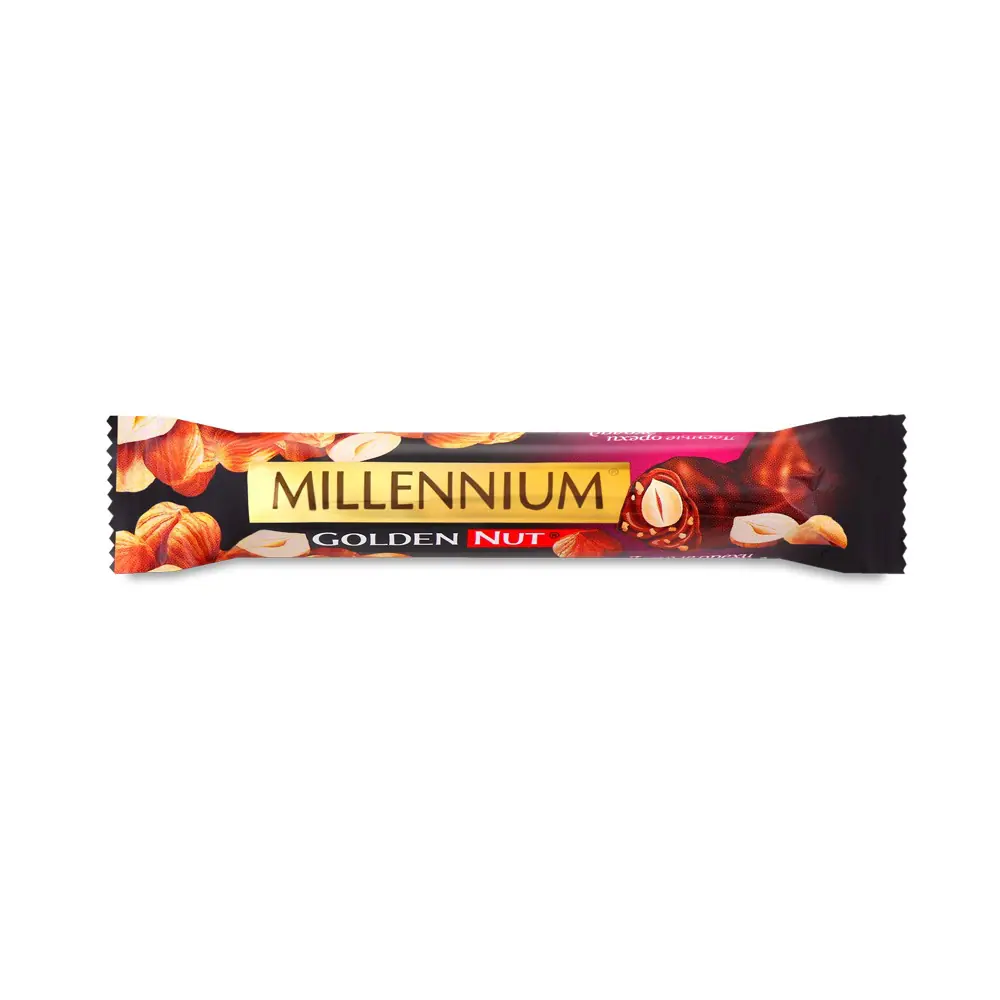 millennium golden nut dark chocolate 40g
