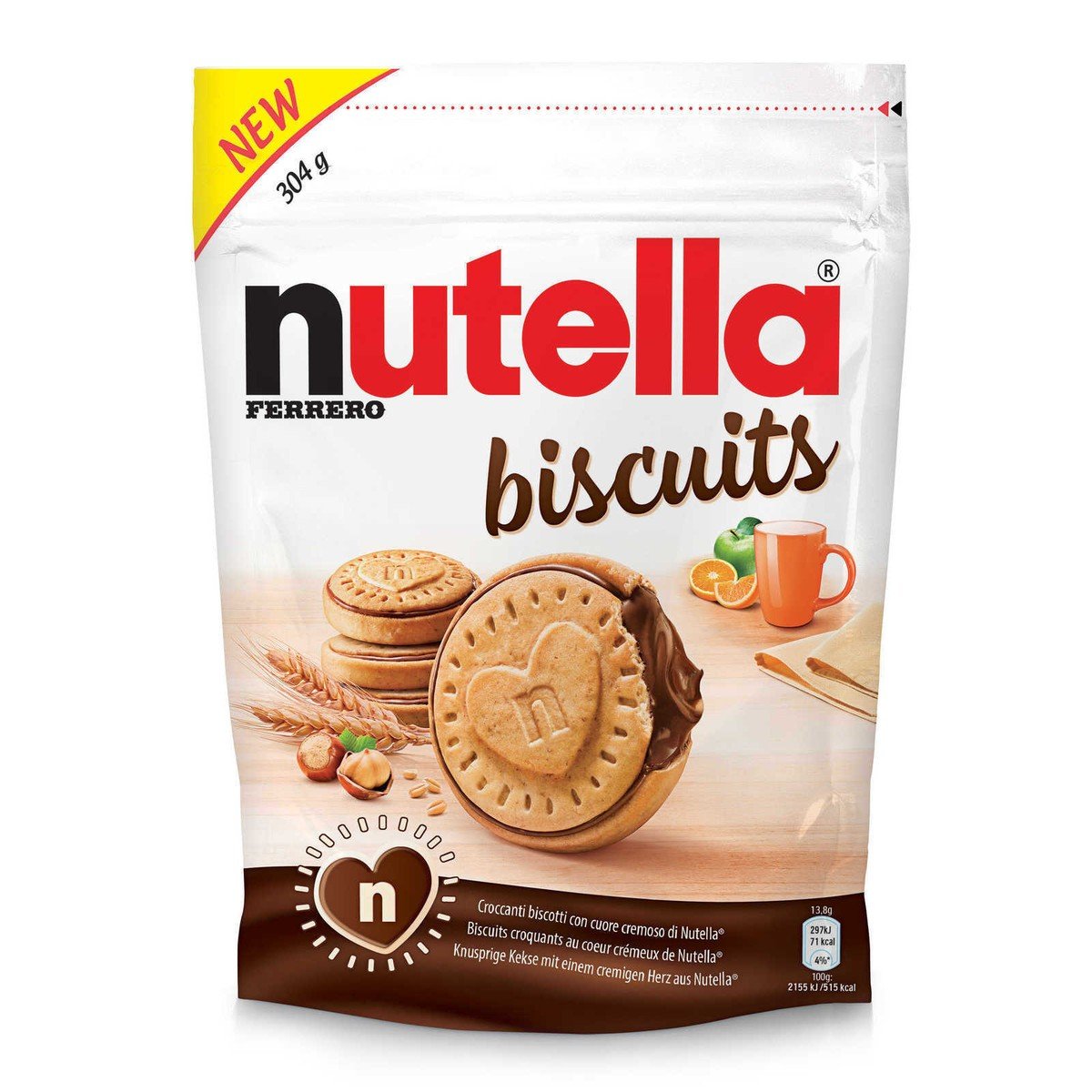 nutella biscuits 304g
