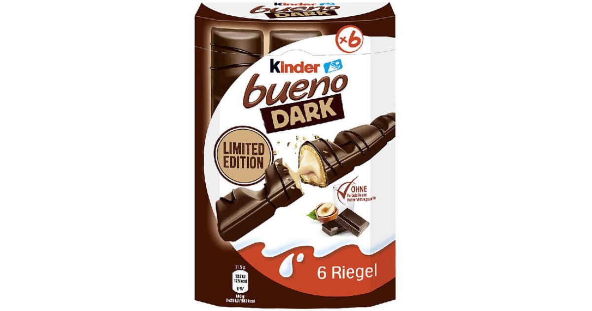 kinder bueno dark 129g