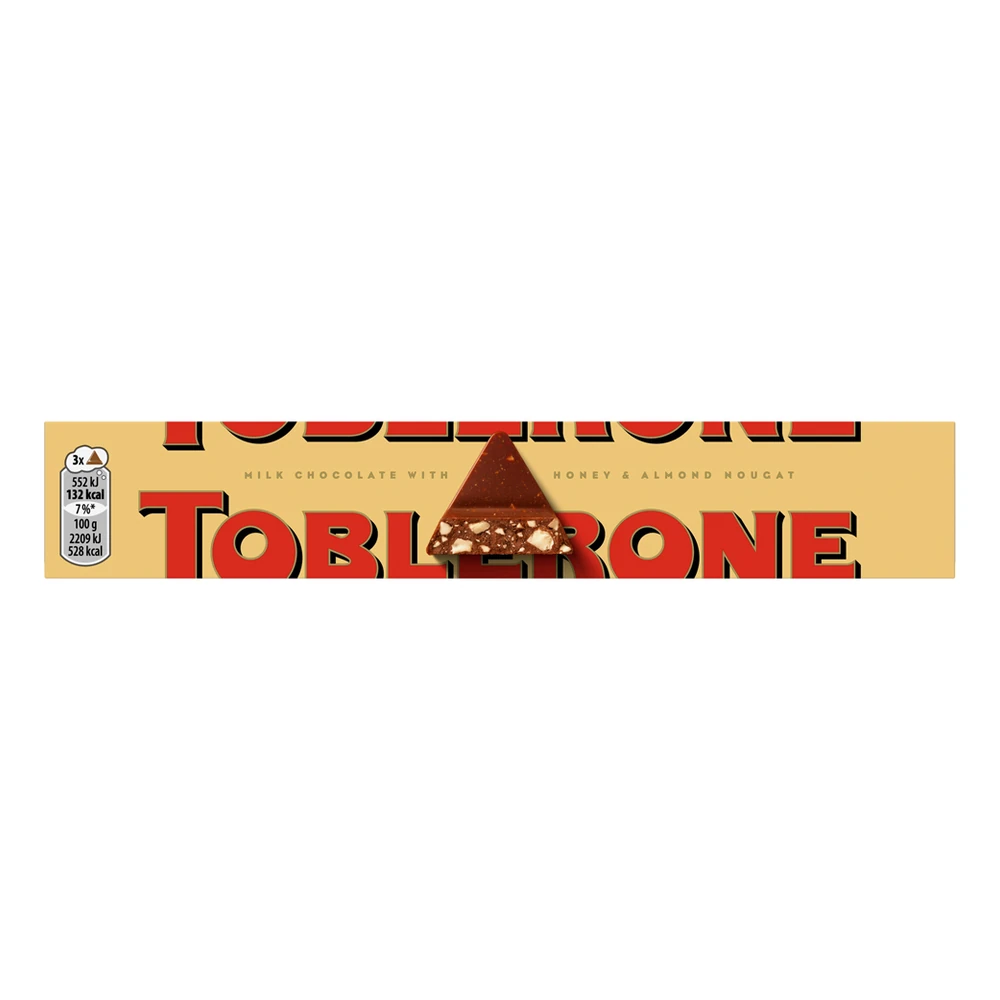 toblerone milk and honey and almond nougat