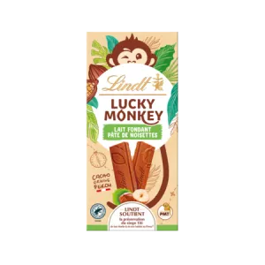 lindt lucky monkey 100g