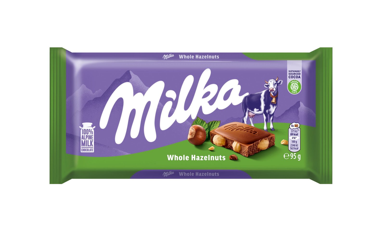 Milka Whole Hazelnut 95g