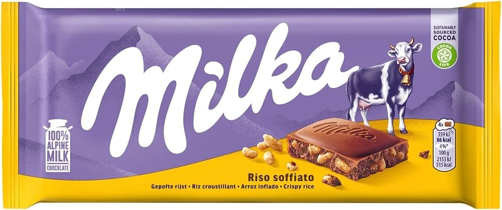 milka riso soffiato 90g
