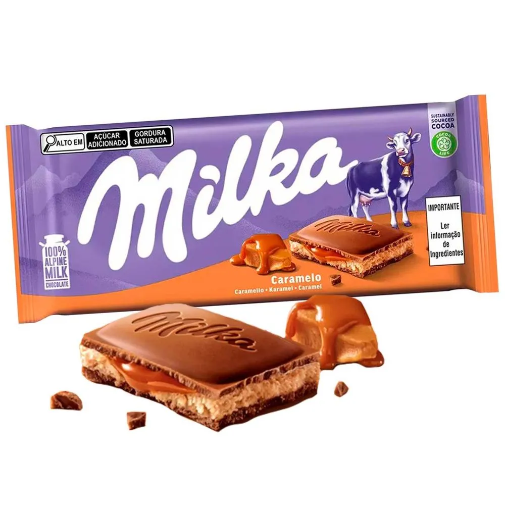 milka caramel 100g