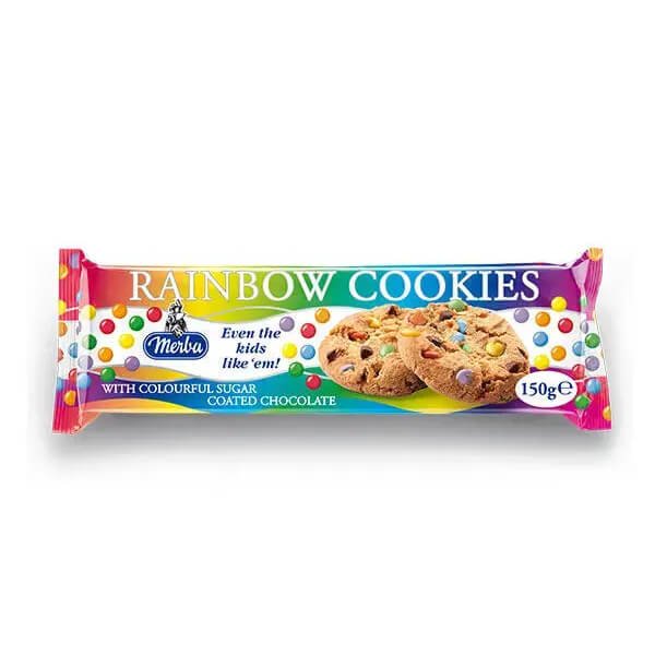 Merba Rainbow Cookies 150g