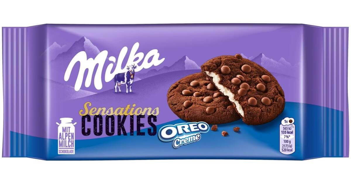 Milka Sensations cookies oreo creme 156g
