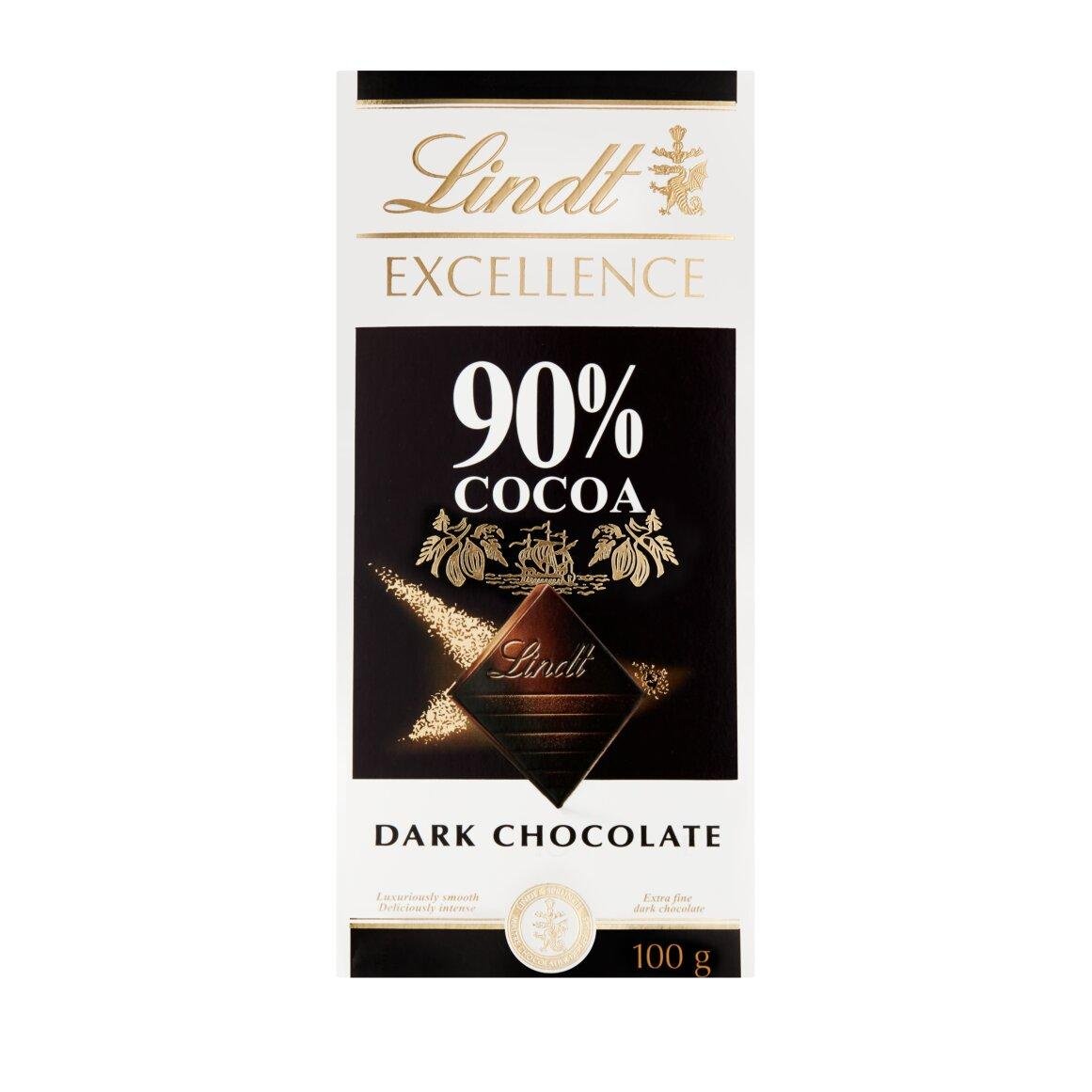 Lindt excellence 90% cacao 100g