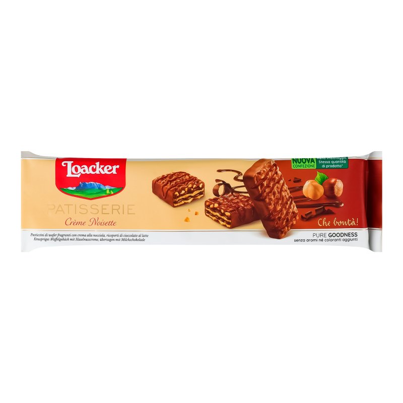 Loacker patisserie creme noisette 100g 