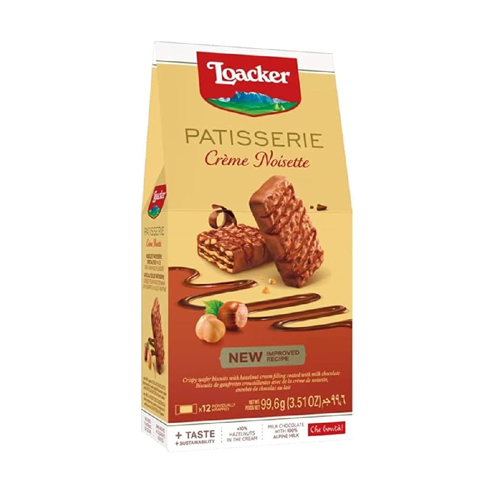 Loacker patisserie creme noisette 99.6g