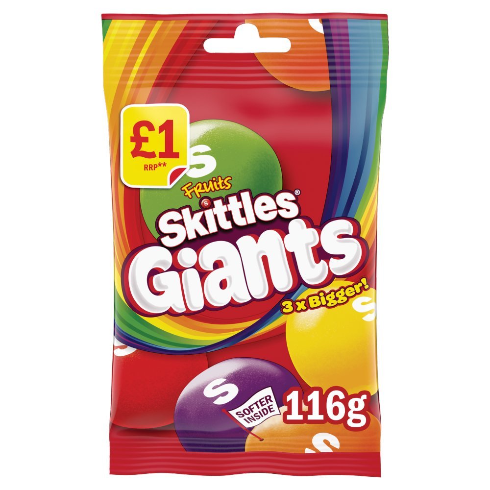 skittles giants fruits 116g