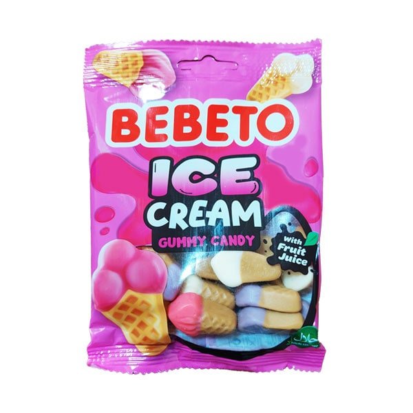 BEBETO ice cream gummy candy 80g