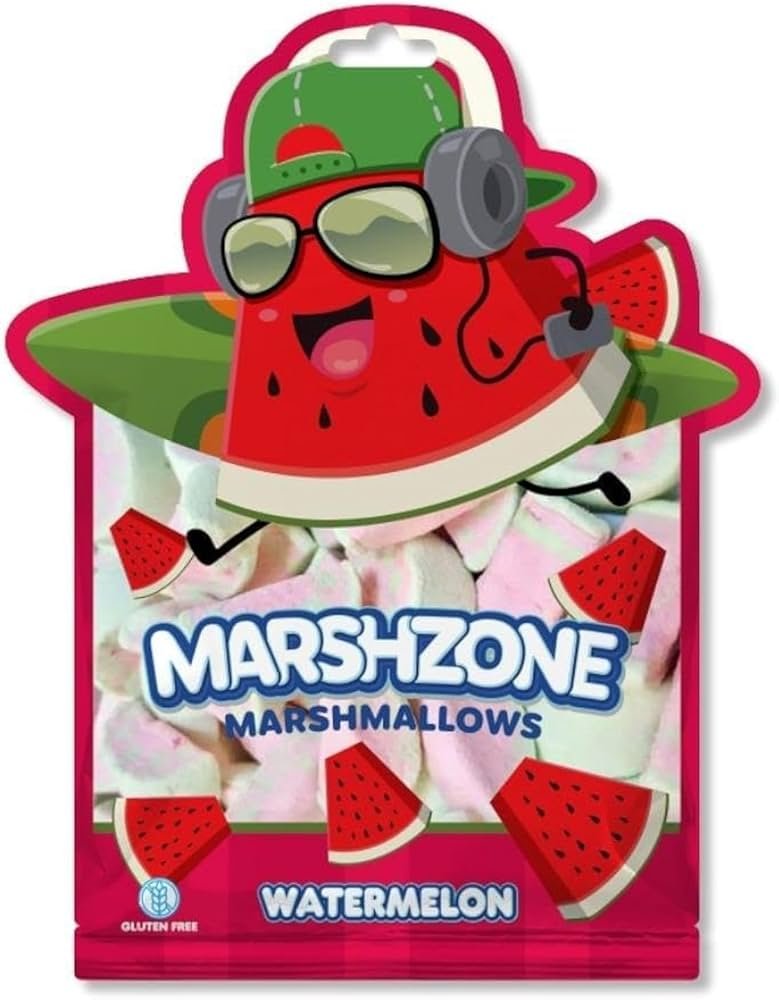 marshzone marshmallows watermelon 65g