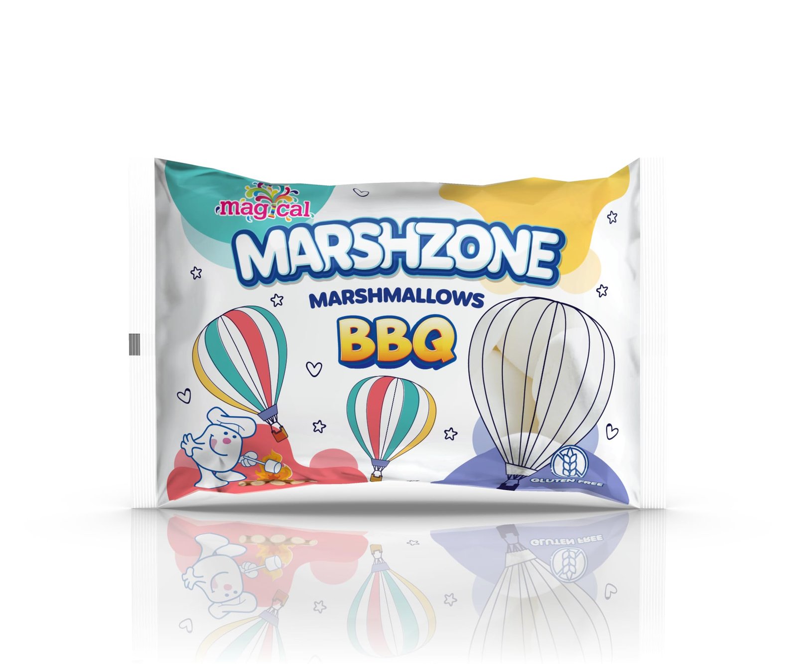 marshzone marshmallows bbq 150g