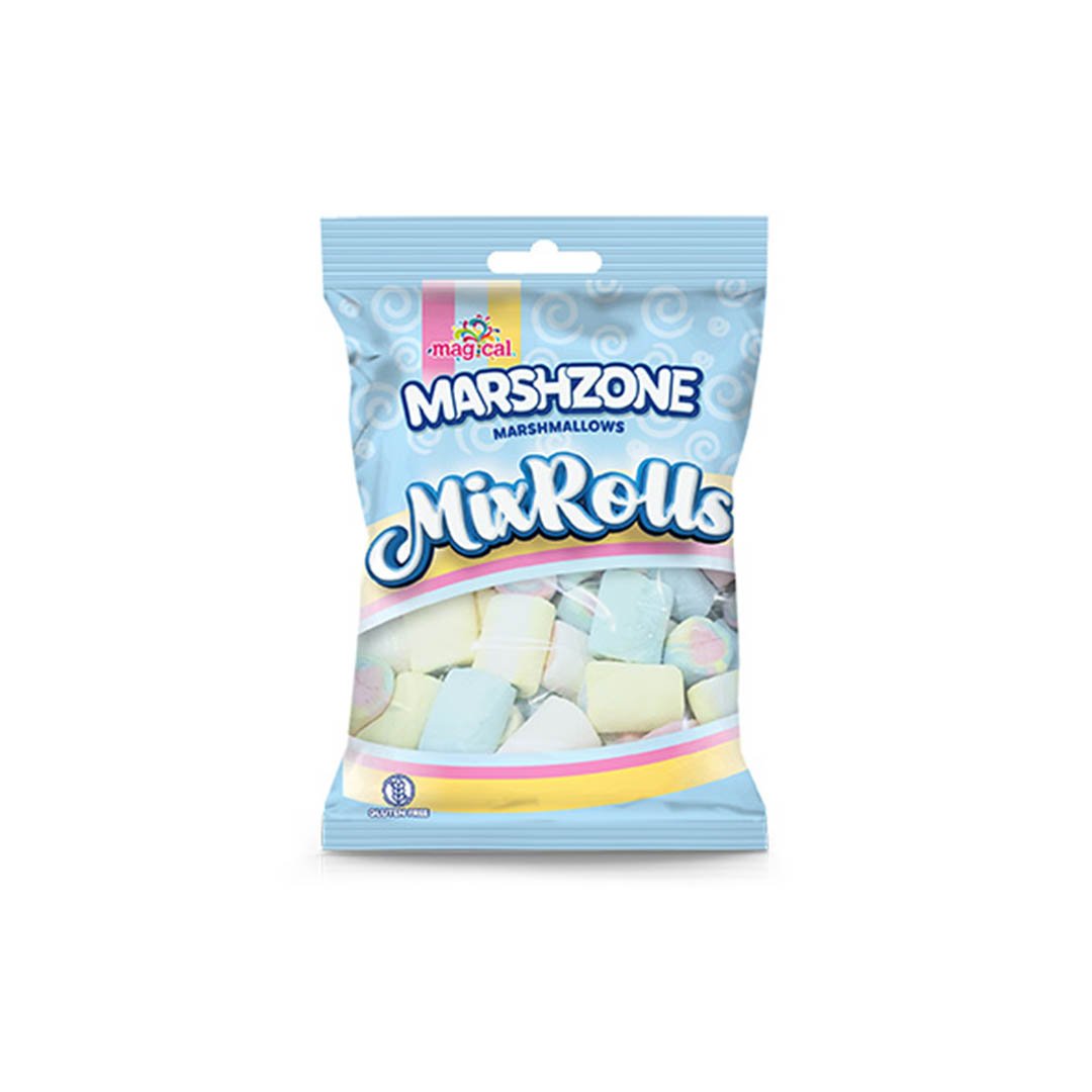 marshzone marshmallows mixrolls 150g
