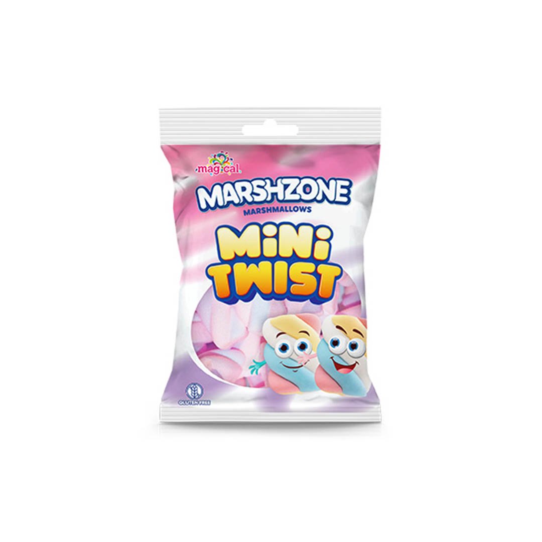 marshzone marshmallows mini twist 150g