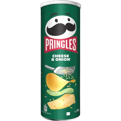 pringles  cheese & onion 165g